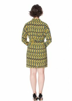 Banned Art Deco Leaves 60's Dress Green -succubu shop banned DR16146 art deco leaves dress grn 1 1024x1024