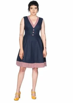 Banned Diner Days 50's Swing Dress Dark Blue -succubu shop banned DR16296 diner days swing dress dark bl 2 bbb917e5 1971 4dea 8f82 955557f08dd8 1024x1024
