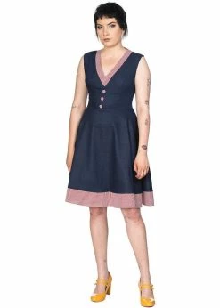 Banned Diner Days 50's Swing Dress Dark Blue -succubu shop banned DR16296 diner days swing dress dark bl 4 67bb9721 92bb 4ec0 ac33 b8c26802cf4d 1024x1024