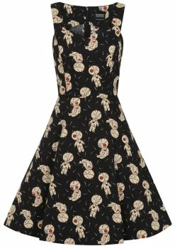 Banned Voodoo 50's Swing Dress Black