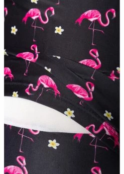 Belsira Flamingo 50's Bathing Suit Black Pink 5 Belsira Flamingo 50's Bathing Suit Black Pink -succubu shop belsira 50014 flamingo swimsuit blk pink 2 1024x1024