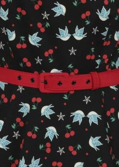 Collectif Meg Swallows & Cherries 50's Swing Dress Multi -succubu shop collectif AW200820A meg swallows cher dress 3 514945a3 7c43 4703 9025 e446a34b49e1 1024x1024