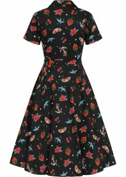 Collectif Caterina Old School 50's Swing Dress Black -succubu shop collectif DS SS220825B caterina old school swing dress blk 3 ab1ebfd8 925e 4ef3 a7a8 df08e0b3ca21 1024x1024
