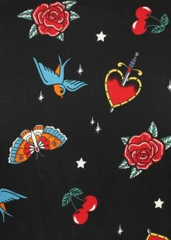 Collectif Caterina Old School 50's Swing Dress Black -succubu shop collectif DS SS220825B caterina old school swing dress blk 5 a24dd10f b793 40ad 8020 b046d0e0b0c1 1024x1024