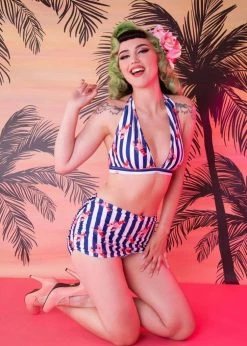 Collectif X Playful Promises Lobster 50's Bikini Briefs Multi