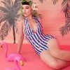 Collectif X Playful Promises Lobster 50's Swimsuit Multi