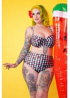 Collectif X Playful Promises Watermelon Gingham 50's Bikini Top -succubu shop collectif PPCL004 melon gingham bikini top multi 1 0439d464 e606 48b2 acde b58d6ae6d154 1024x1024