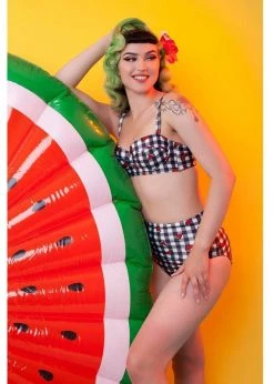Collectif X Playful Promises Watermelon Gingham 50's Bikini Brief Multi -succubu shop collectif PPCL005 melon gingham bikini brief multi 2 c2d1c00d b781 4c4f 887c 42be164ee3aa 1024x1024