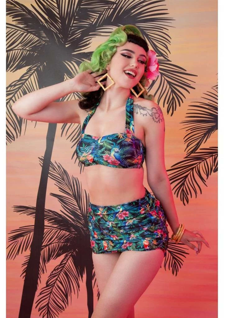 Collectif X Playful Promises Jungle Bikini Briefs Multi 1 Collectif X Playful Promises Jungle Bikini Briefs Multi