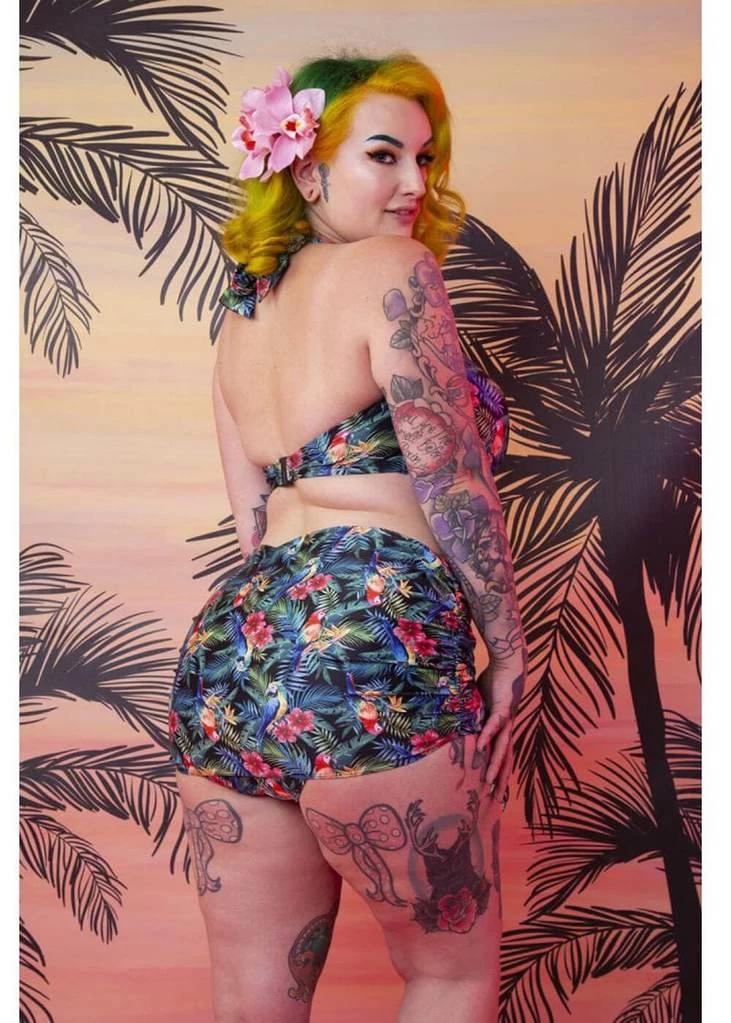 Collectif X Playful Promises Jungle Bikini Briefs Multi 3 Collectif X Playful Promises Jungle Bikini Briefs Multi - Image 3