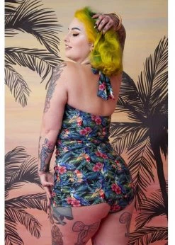 Collectif X Playful Promises Jungle 50's Swimsuit Multi -succubu shop collectif PPCL012 jungle swimsuit multi 3 1024x1024