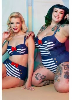 Collectif X Playful Promises Nautical 50's Swimsuit Multi 7 Collectif X Playful Promises Nautical 50's Swimsuit Multi -succubu shop collectif PPCL037 nautical swimsuit multi 1 1024x1024