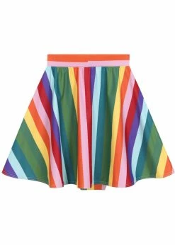 Collectif Rainbow Stripes 60's Bikini Briefs Skirt Multi -succubu shop collectif SS212204A rainbow stripes bikini brief mul 3 1024x1024