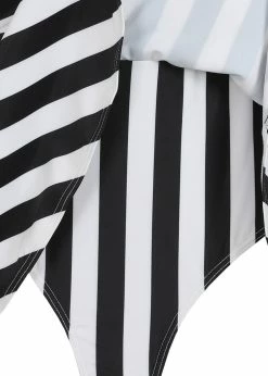 Collectif Beetle Stripe 60's Bikini Briefs Skirt Black White -succubu shop collectif SS212204B beetle stripe bikini brief blk 4 1024x1024