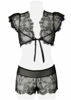 Grey Velvet Sophie Lace Set Black 10 Grey Velvet Sophie Lace Set Black -succubu shop grey velvet 15127 sophie lace set blk 6 1024x1024