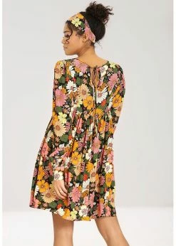 Hell Bunny Monique 70's Mini Dress Multi -succubu shop hell bunny HLB40302 monique mini dress mul 4 1024x1024