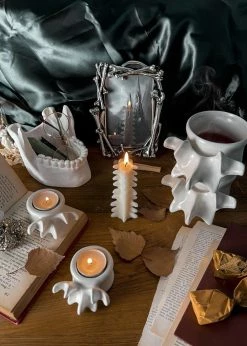 Killstar Ossuary Set 2 Stackable Mugs White -succubu shop killstar HOME KSRA008116 ossuary cups wt 0 1024x1024