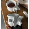 Killstar Ossuary Set 2 Stackable Mugs White