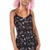 Killstar Lounge Batty Night Dress Black