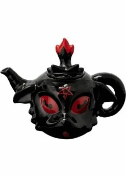 Killstar Baphomet Teapot Black