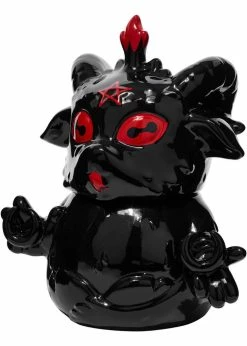 Killstar Baphomet Cute N' Evil Cookie Jar Black