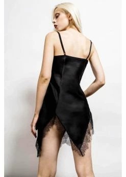 Killstar Fatal Farewell Nightdress Black -succubu shop killstar KSRA004206 fatal farewell nightdress blk 2 1024x1024