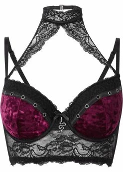 Killstar Mercy Lace Bra Bloodred