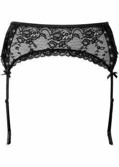 Killstar Mercy Lace Garter Belt Black -succubu shop killstar KSRA005384 mercy garter belt blk 1 1024x1024