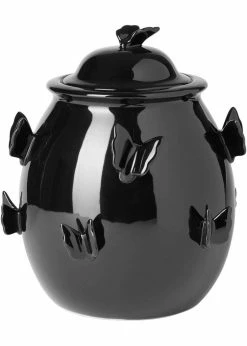Killstar Darkspell Ceramic Cookie Jar Black