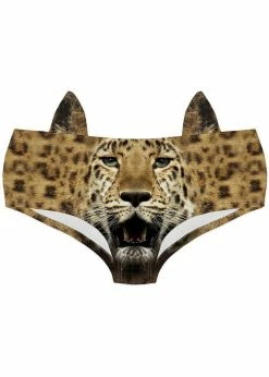 Kukubird Panties With Ears Leopard