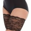 Magic Bodyfashion Be Sweet To Your Leg Lace Thigh Bands Black