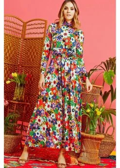 Onjenu Lauren Donna 70's Maxi Dress Multi