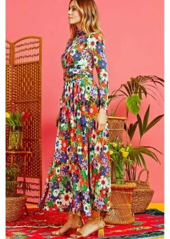 Onjenu Lauren Donna 70's Maxi Dress Multi -succubu shop onjenu LAUREN donna maxi dress 2 1024x1024
