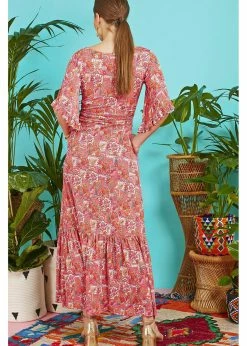 Onjenu Gabriella Cybele 70's Maxi Dress Coral -succubu shop onjenu gabriella cybele maxi dress cor 2 47125d5e 0c59 423a bf38 221a4c6659de 1024x1024