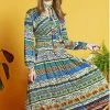 Onjenu Sharon Zebreese 70's Dress Multi