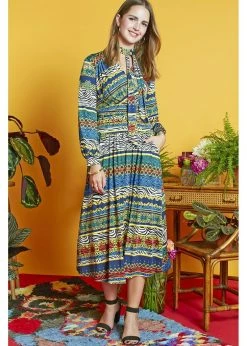 Onjenu Sharon Zebreese 70's Dress Multi -succubu shop onjenu sharon zebreese dress 3 936602ab b5d2 49bf b15a e8120e66d433 1024x1024