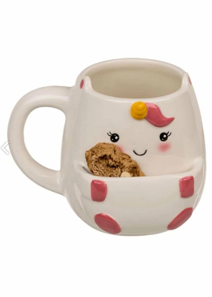Succubus Gifts Cookie Cuddler Unicorn Mug White