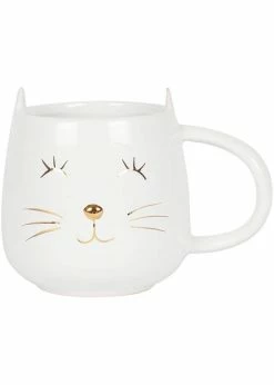 Succubus White Cat Face Mug White