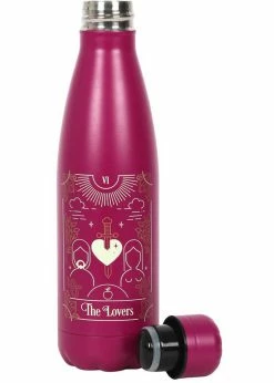 Succubus The Lovers Tarot Metal Waterbottle Pink -succubu shop succubus FT 57022 lovers tarot waterbottle pink 1 1024x1024