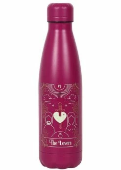 Succubus The Lovers Tarot Metal Waterbottle Pink