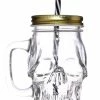 Succubus Gifts Skull Drinkingjar With Lid And Straw