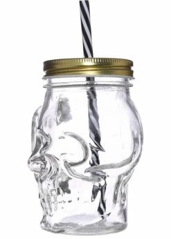 Succubus Gifts Skull Drinkingjar With Lid And Straw -succubu shop succubus JAR29 skull drinkingjar 2 1024x1024