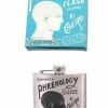 Temerity Jones Phrenology Reading Flask Silver