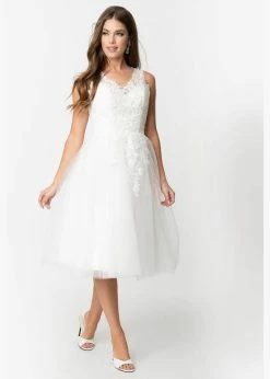 Unique Vintage Unique Vintage Monte Carlo 50’s Wedding Dress Ivory -succubu shop unique vintage WD010 monte carlo dress ivory 3 9eac8e20 5a97 4820 9250 4715fd3d3b46 1024x1024